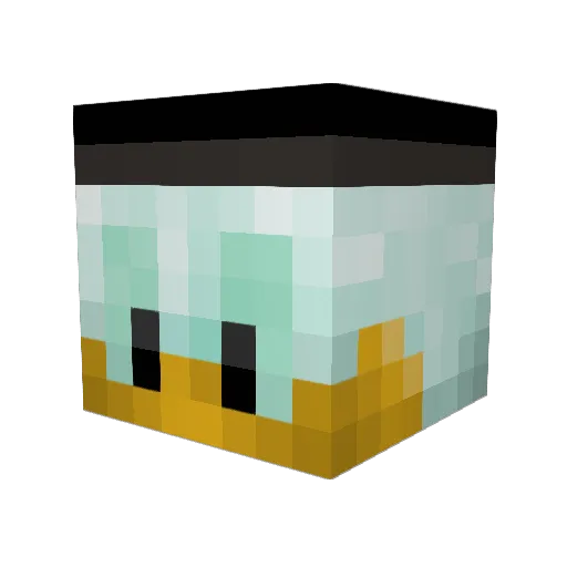 PureHx Minecraft avatar head, 3D render