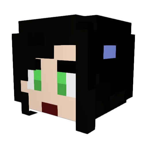 PureMaple Minecraft avatar head, 3D render
