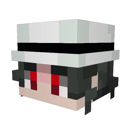 Pure_Kindness Minecraft avatar head, 3D render