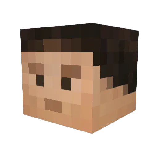 Pure_Marathon960 Minecraft avatar head, 3D render