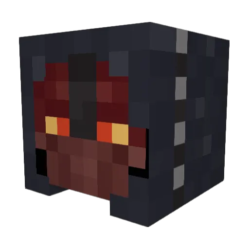 PurerJoint Minecraft avatar head, 3D render