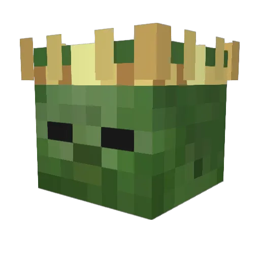 PurgeNight Minecraft avatar head, 3D render