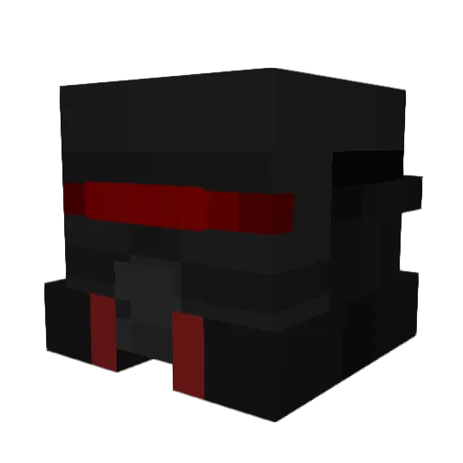 PurgeTroooper Minecraft avatar head, 3D render