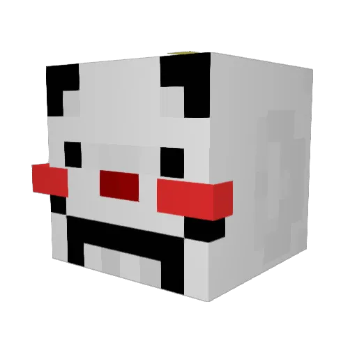 Purge____ Minecraft avatar head, 3D render