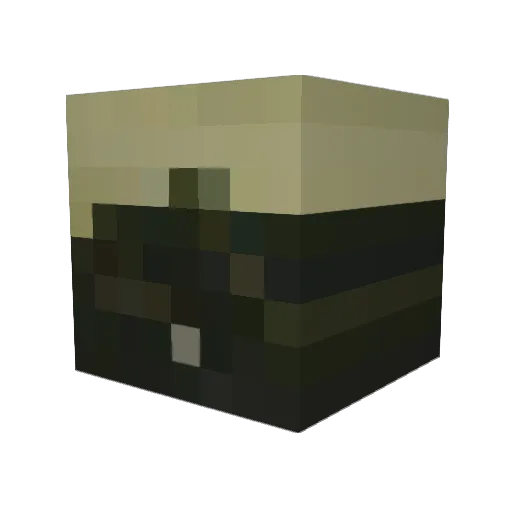 Puriidade Minecraft avatar head, 3D render