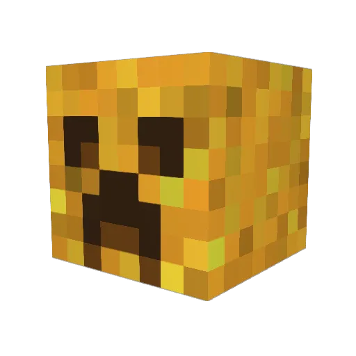 PurpleGuyDeadly Minecraft avatar head, 3D render