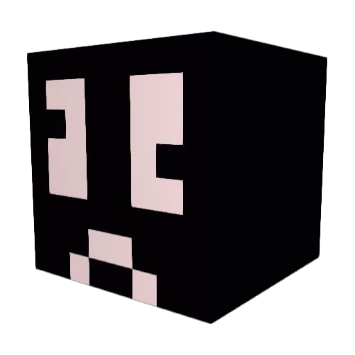 PurpleMad89 Minecraft avatar head, 3D render