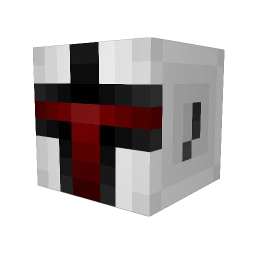 PurpleRain6906 Minecraft avatar head, 3D render