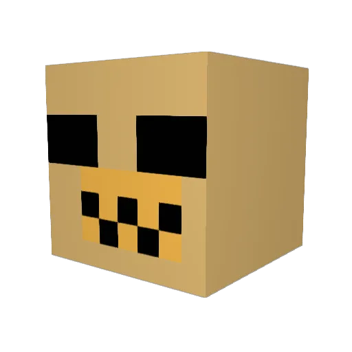 PurpleTundra970 Minecraft avatar head, 3D render