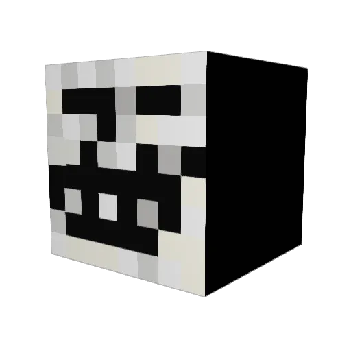 PurportedLizard Minecraft avatar head, 3D render