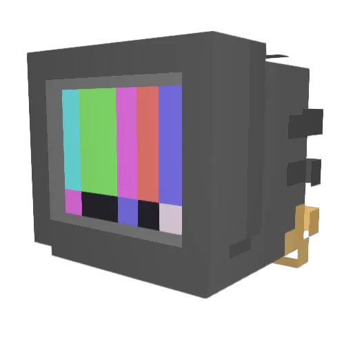 Purps_co Minecraft avatar head, 3D render