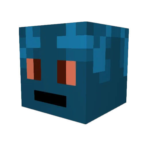 PursuedSpark563 Minecraft avatar head, 3D render