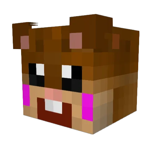Puschel467 Minecraft avatar head, 3D render