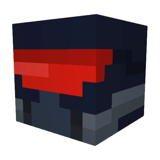 Puschok Minecraft avatar head, 3D render