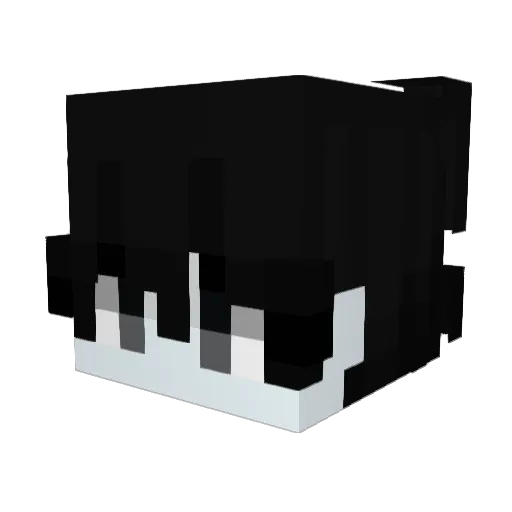 PusgZ Minecraft avatar head, 3D render