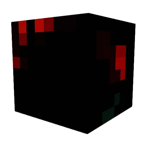 Pussn Minecraft avatar head, 3D render