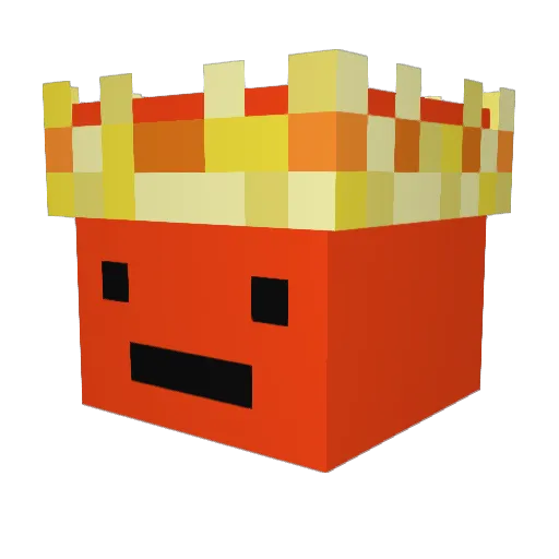Puszka551 Minecraft avatar head, 3D render