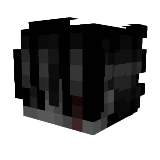 Puterelle Minecraft avatar head, 3D render