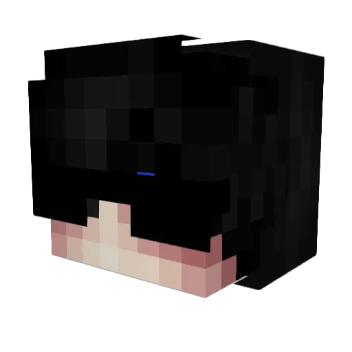 PuthyPounder02 Minecraft avatar head, 3D render