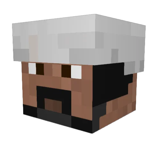 Putin_woknok Minecraft avatar head, 3D render