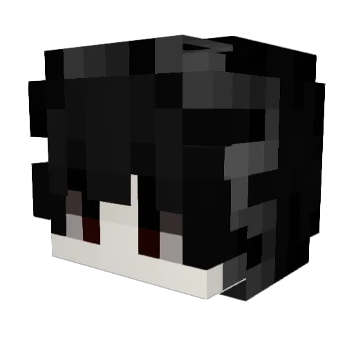 Puvo Minecraft avatar head, 3D render