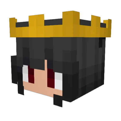 Puxiq Minecraft avatar head, 3D render