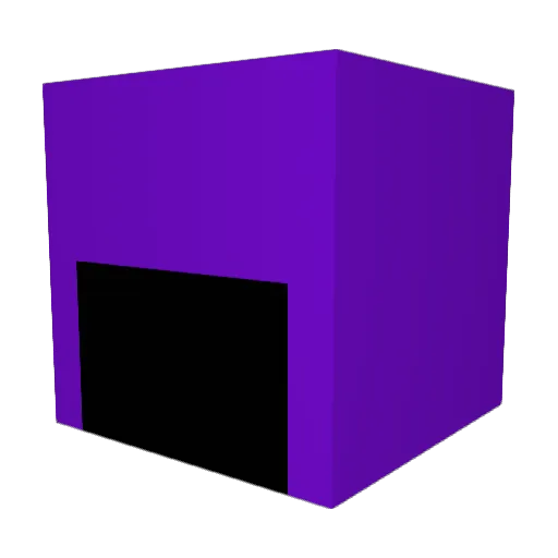 PuzWukyStan Minecraft avatar head, 3D render