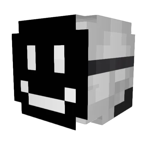 Puzzles197 Minecraft avatar head, 3D render