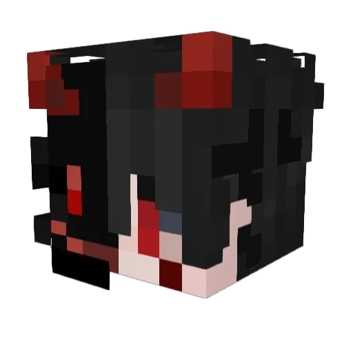 PvPLegacy Minecraft avatar head, 3D render