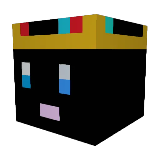 PvP_Gucci_ Minecraft avatar head, 3D render