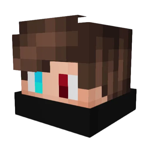 PvP_Pro_Gaming Minecraft avatar head, 3D render
