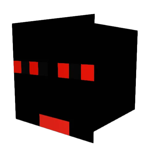 PvPmaster9000 Minecraft avatar head, 3D render