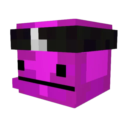 PvpCookies Minecraft avatar head, 3D render