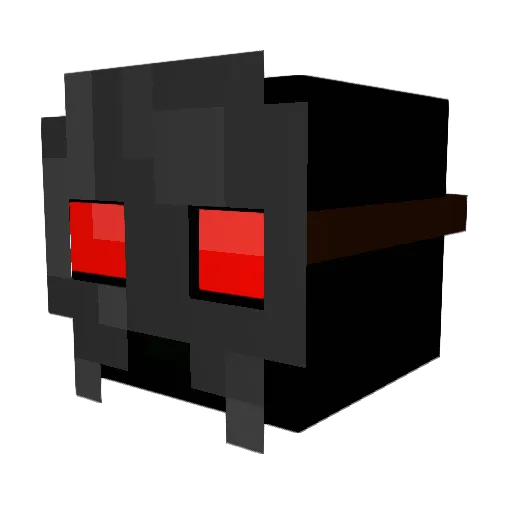 PvpInc Minecraft avatar head, 3D render