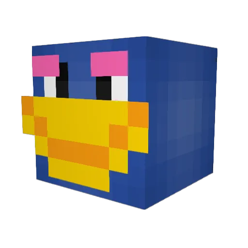 PvpOrtrix1404 Minecraft avatar head, 3D render