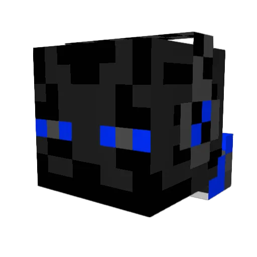 Pvper_Pro Minecraft avatar head, 3D render