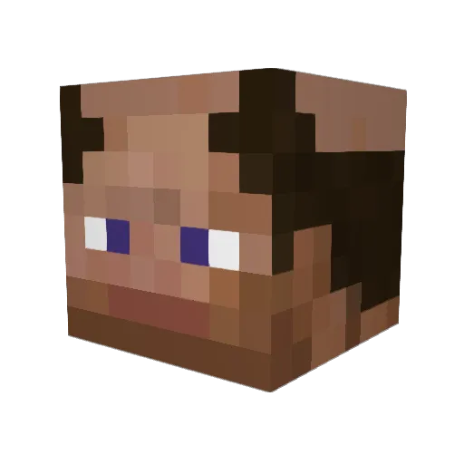 PvssyEater Minecraft avatar head, 3D render