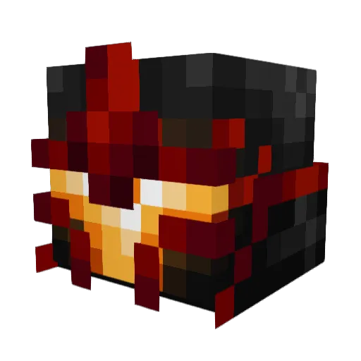 Pvt_Nova Minecraft avatar head, 3D render
