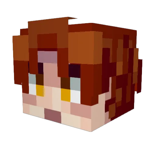 PwnageL0RD Minecraft avatar head, 3D render