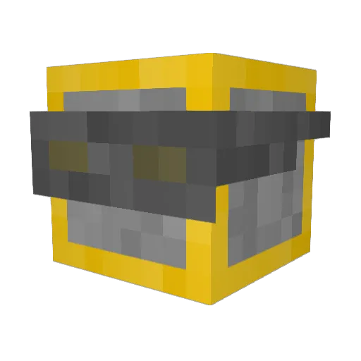 Pwofit Minecraft avatar head, 3D render
