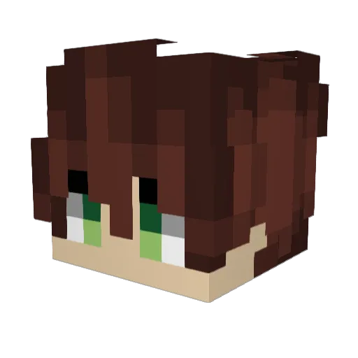 PxReGhost Minecraft avatar head, 3D render