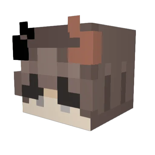 PxYu_ Minecraft avatar head, 3D render