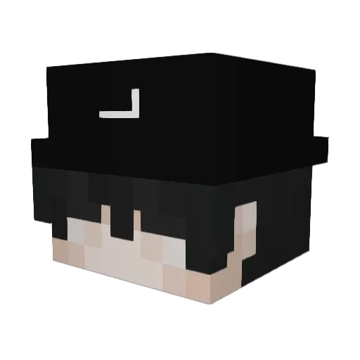 Pxke9 Minecraft avatar head, 3D render
