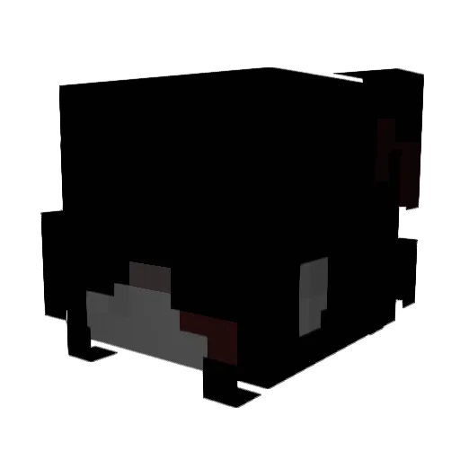 Pxrate Minecraft avatar head, 3D render