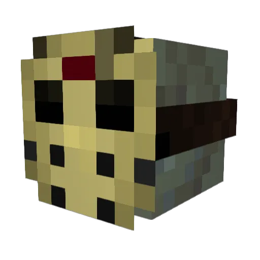 Pxrkzz Minecraft avatar head, 3D render