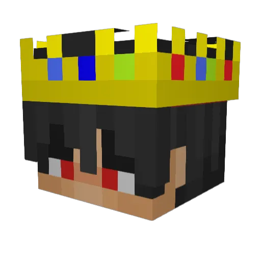 Pxrnkidd Minecraft avatar head, 3D render