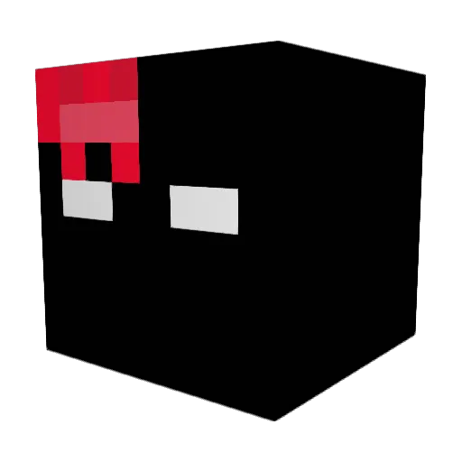 Pxw3rrrr Minecraft avatar head, 3D render