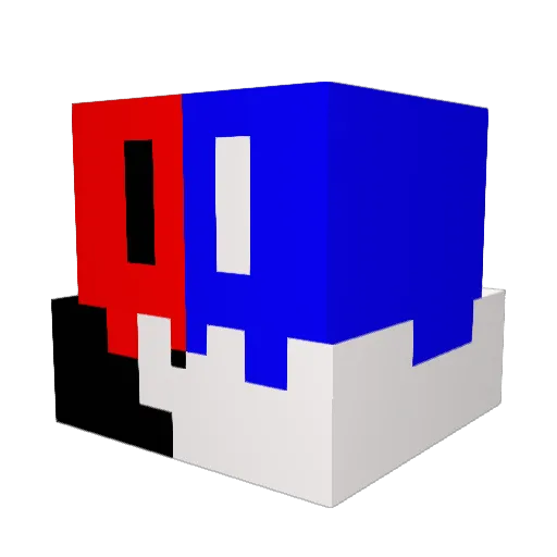 Pydson Minecraft avatar head, 3D render