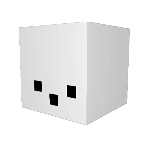 Pyeman18 Minecraft avatar head, 3D render