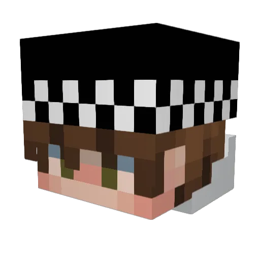 PyjamasDrengen Minecraft avatar head, 3D render